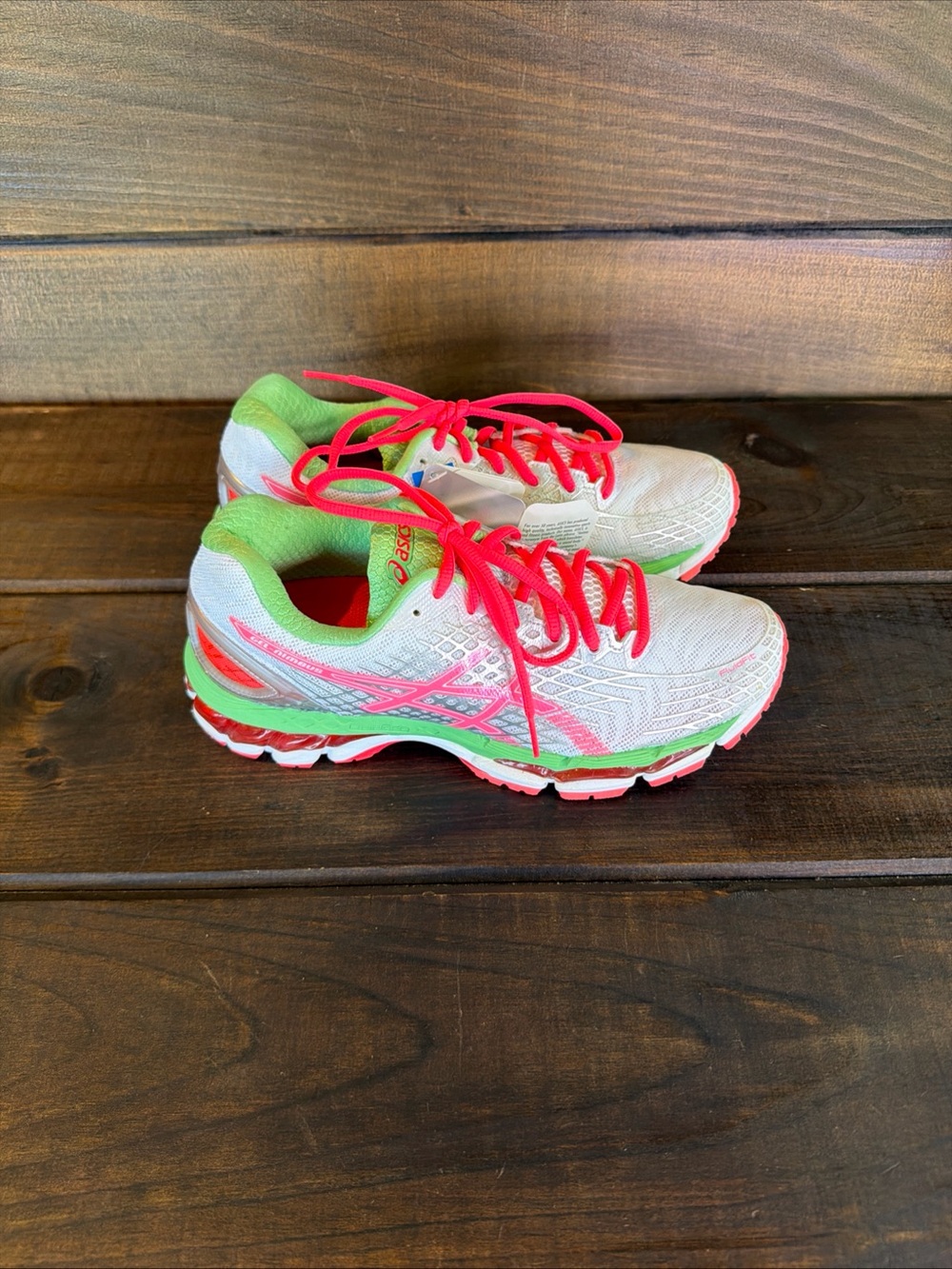NEW ASICS Gel-Nimbus 17 Multicolor Sneakers Running Shoes Women Size 8.5 - Picture 6 of 12